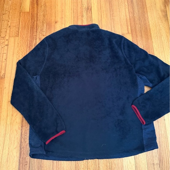 L.L. Bean Fleece Full Zip Jacket Mens Size XL Large Blue Outdoor Hiking @ - Picture 4 of 11